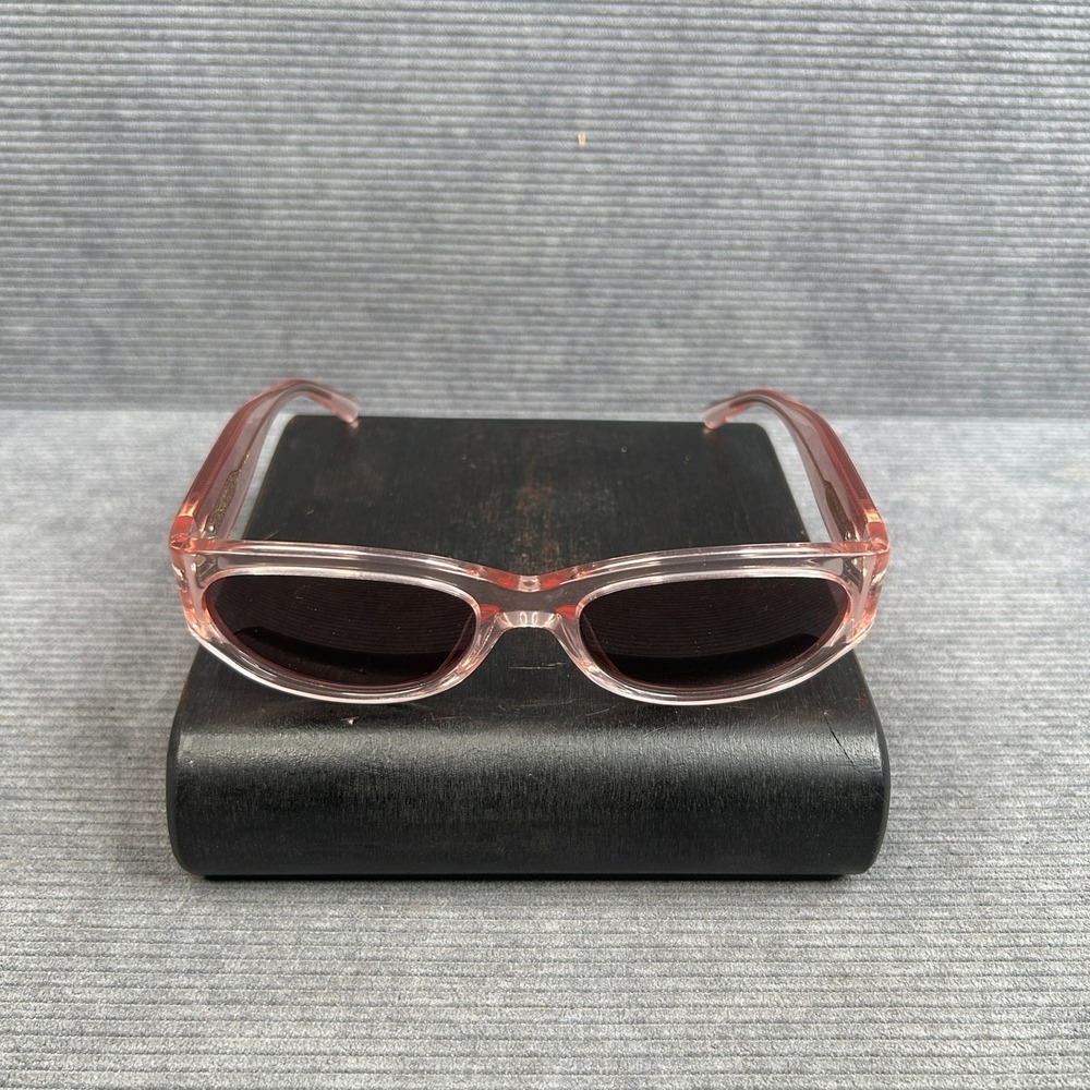 Crap Eyewear The Lucid Blur Pink Bio-Acetate Rectangular Y2k Sunglasses